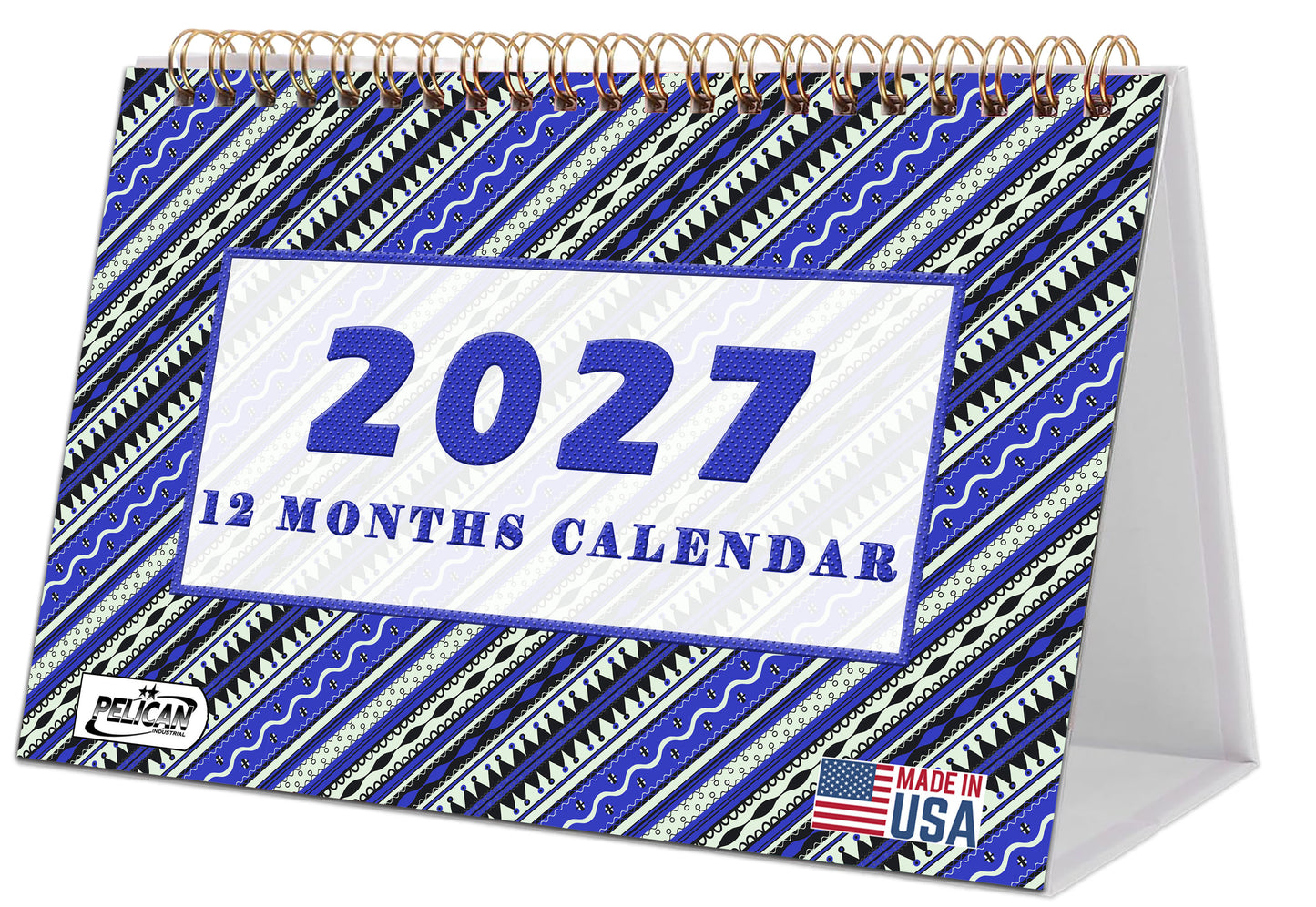 2027-12 Months Desk Calendar Desktop Planner with To-Do List & Notes 017