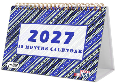 2027-12 Months Desk Calendar Desktop Planner with To-Do List & Notes 017