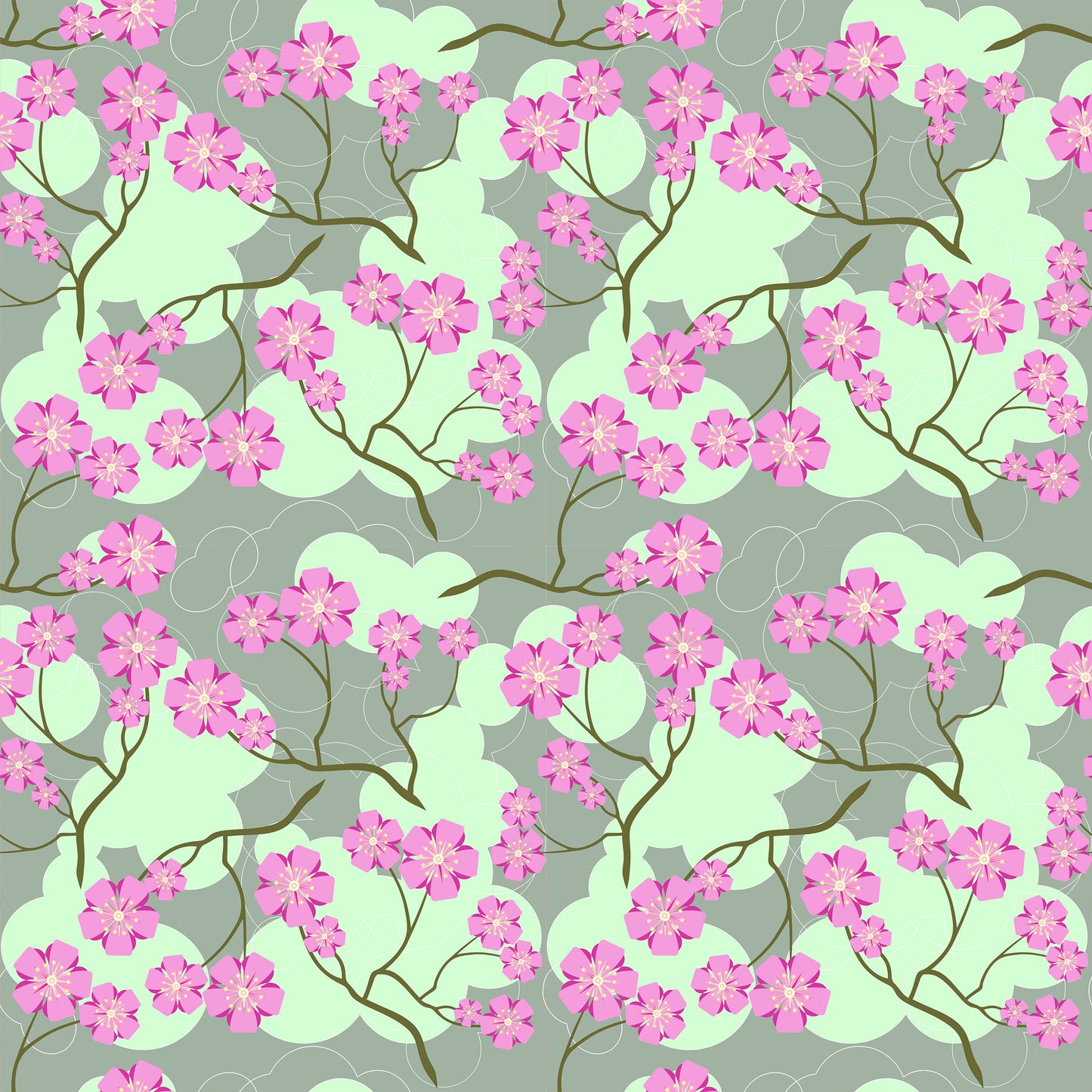 Magnetic Locker Wallpaper - Pack of 2 Rolls - (Flowers) (vg 031)