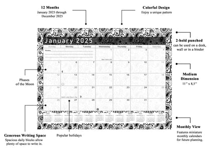 2024-2025 Magnetic/Desk Calendar - Desktop/Wall Calendar/Planner - (Edition #11)