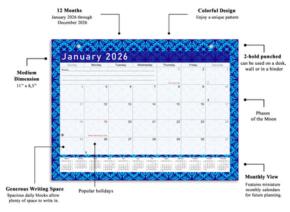 2025-2026 Magnetic/Desk Calendar - Desktop/Wall Calendar/Planner - (Edition #17)