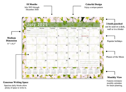 2025-2026 Magnetic/Desk Calendar - Desktop/Wall Calendar/Planner - (Edition #23)