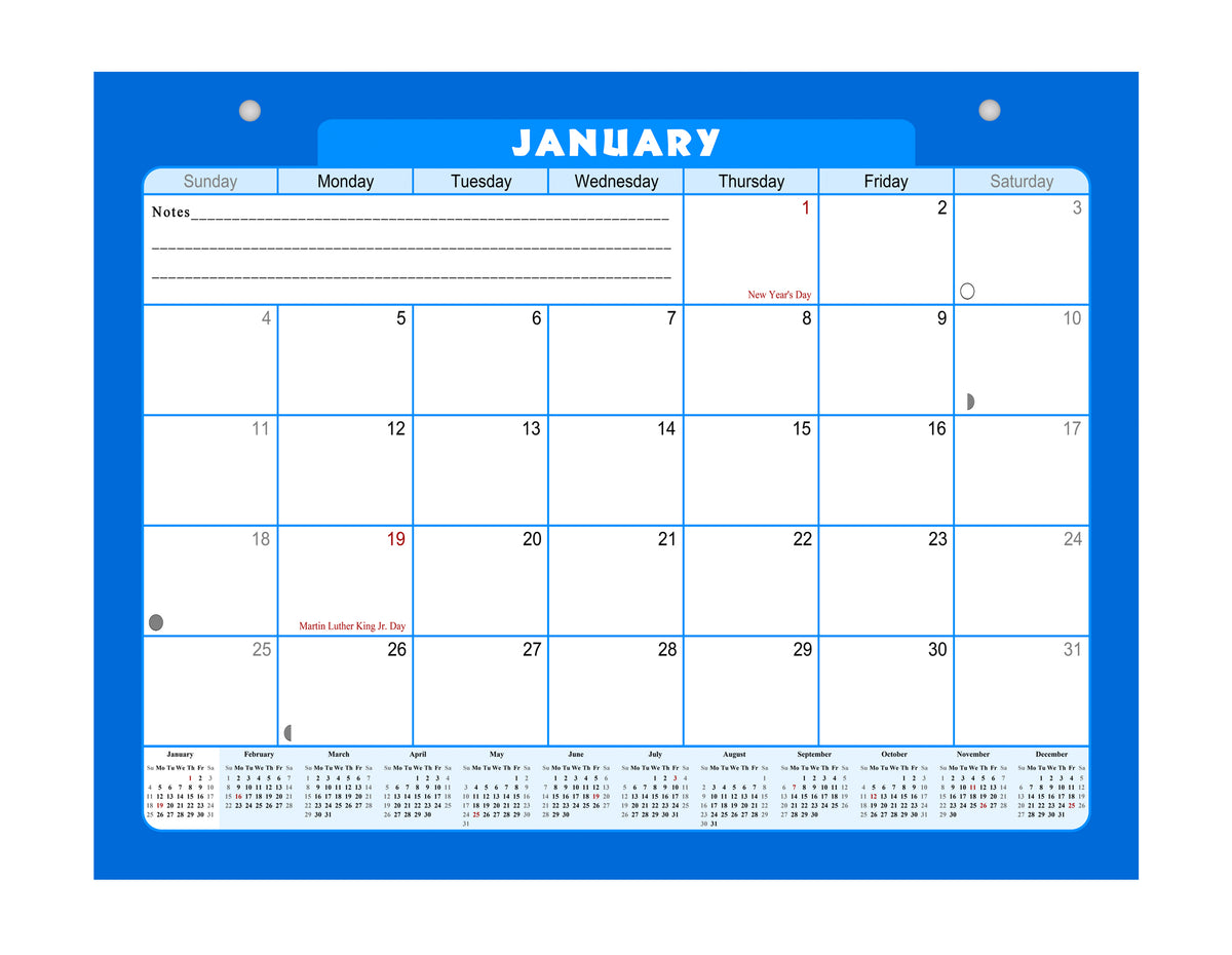 2026-2027 Magnetic/Desk Calendar - Desktop/Wall Calendar/Planner - (Edition #06)