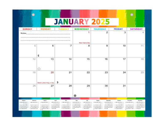 2024-2025 Magnetic/Desk Calendar - Desktop/Wall Calendar/Planner - (Edition #27)