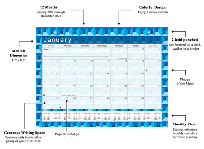 2026-2027 Magnetic/Desk Calendar - Desktop/Wall Calendar/Planner - (Edition #03)