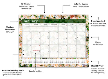 2026-2027 Magnetic/Desk Calendar - Desktop/Wall Calendar/Planner - (Edition #23)