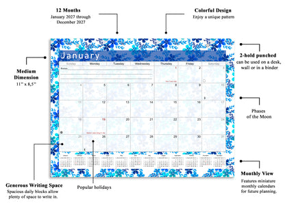 2026-2027 Magnetic/Desk Calendar - Desktop/Wall Calendar/Planner - (Edition #22)