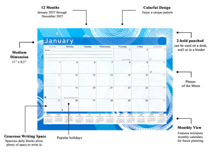 2026-2027 Magnetic/Desk Calendar - Desktop/Wall Calendar/Planner - (Edition #02)