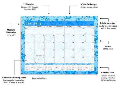 2026-2027 Magnetic/Desk Calendar - Desktop/Wall Calendar/Planner - (Edition #19)