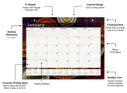 2026-2027 Magnetic/Desk Calendar - Desktop/Wall Calendar/Planner - (Edition #12)