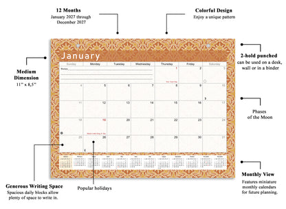 2026-2027 Magnetic/Desk Calendar - Desktop/Wall Calendar/Planner - (Edition #25)