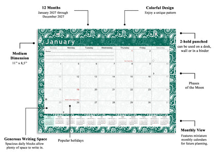 2026-2027 Magnetic/Desk Calendar - Desktop/Wall Calendar/Planner - (Edition #24)