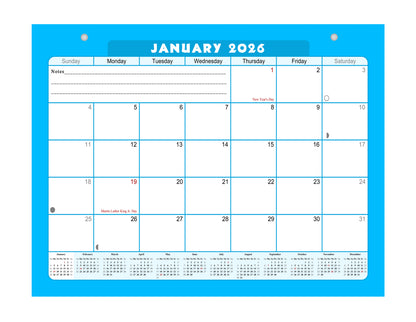 2025-2026 Magnetic/Desk Calendar - Desktop/Wall Calendar/Planner - (Edition #07)