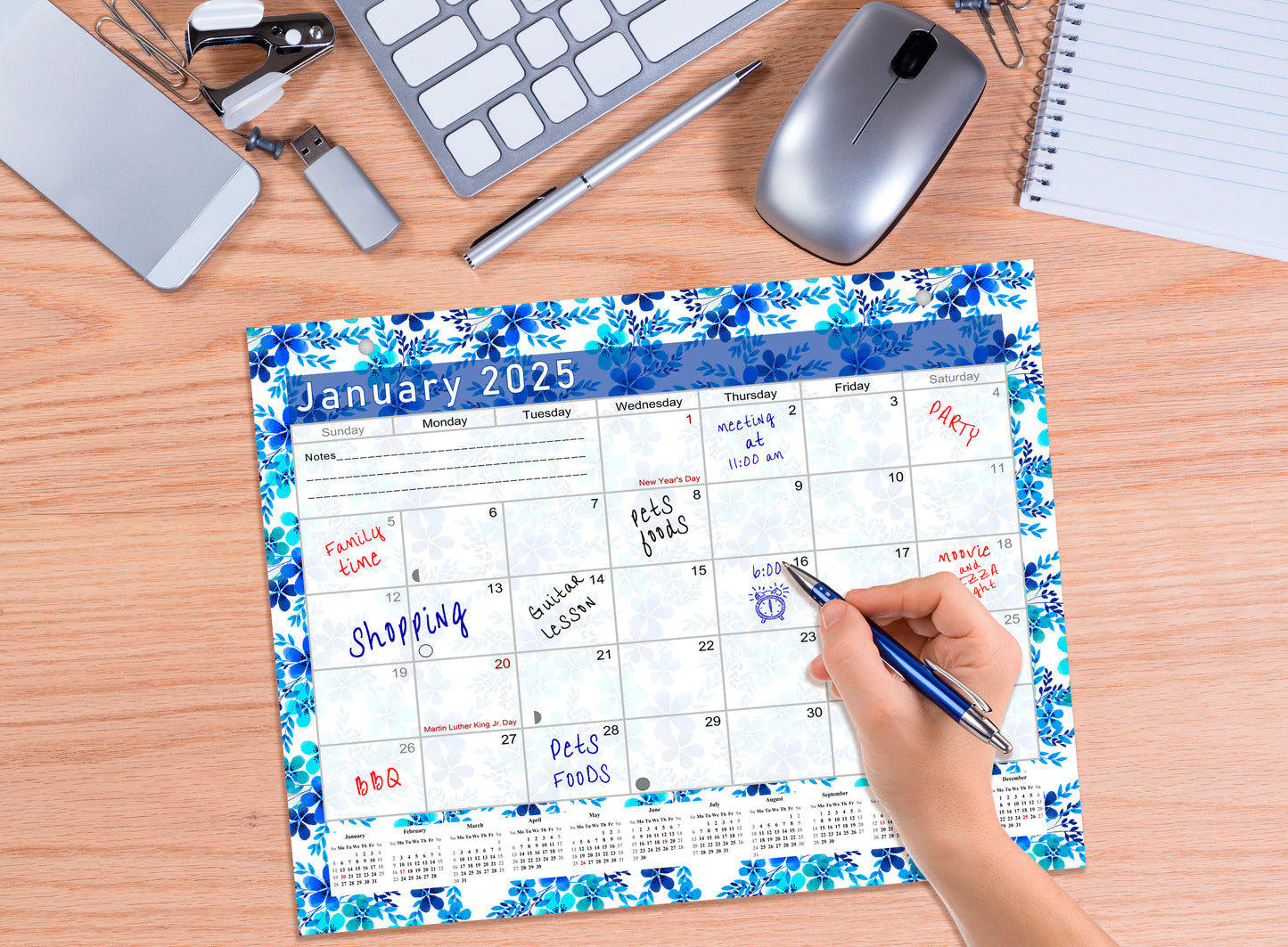 2024-2025 Magnetic/Desk Calendar - Desktop/Wall Calendar/Planner - (Edition #22)