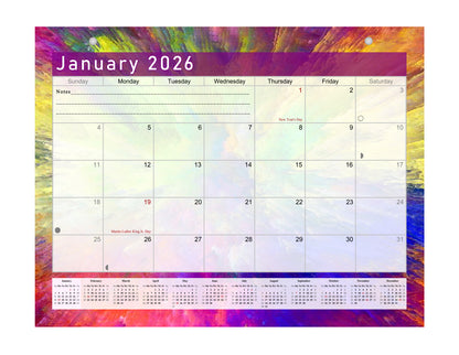 2026 Monthly Magnetic/Desk Calendar - 12 Months Desktop/Wall Calendar/Planner - (Edition #26)
