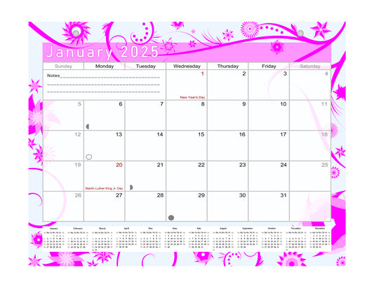 2024-2025 Magnetic/Desk Calendar - Desktop/Wall Calendar/Planner - (Edition #10)