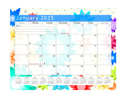 2025 Monthly Magnetic/Desk Calendar - 12 Months Desktop/Wall Calendar/Planner - (Edition #01)