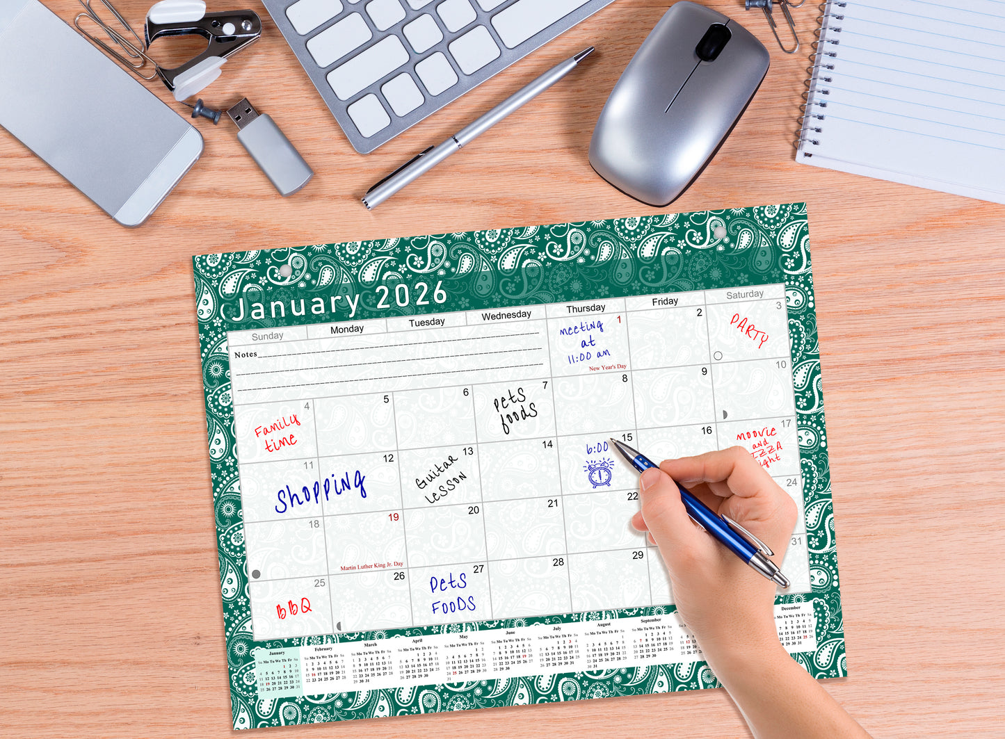 2025-2026 Magnetic/Desk Calendar - Desktop/Wall Calendar/Planner - (Edition #24)