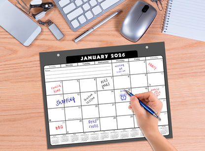 2026 Monthly Magnetic/Desk Calendar - 12 Months Desktop/Wall Calendar/Planner - (Edition #31)