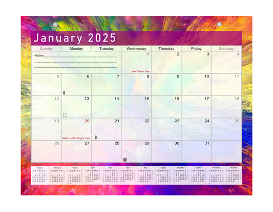 2024-2025 Magnetic/Desk Calendar - Desktop/Wall Calendar/Planner - (Edition #26)