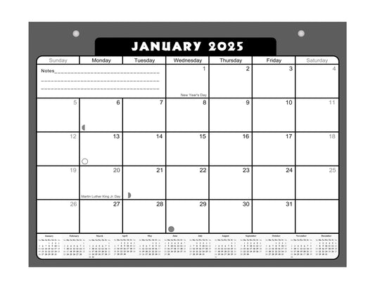 2024-2025 Magnetic/Desk Calendar - Desktop/Wall Calendar/Planner - (Edition #31)