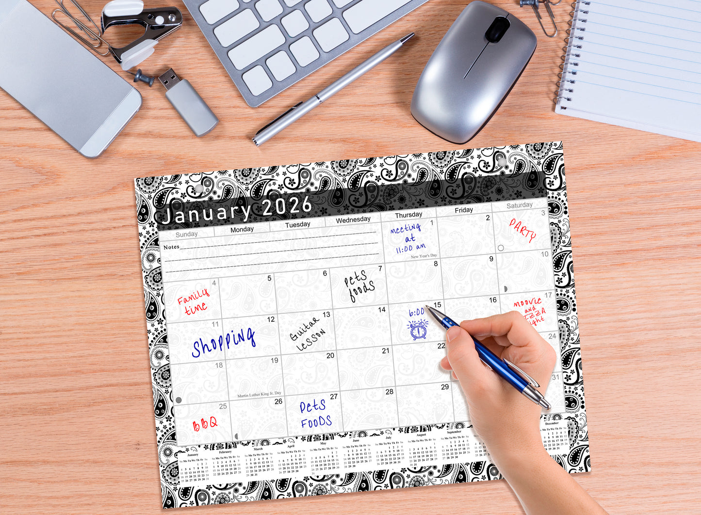 2025-2026 Magnetic/Desk Calendar - Desktop/Wall Calendar/Planner - (Edition #11)