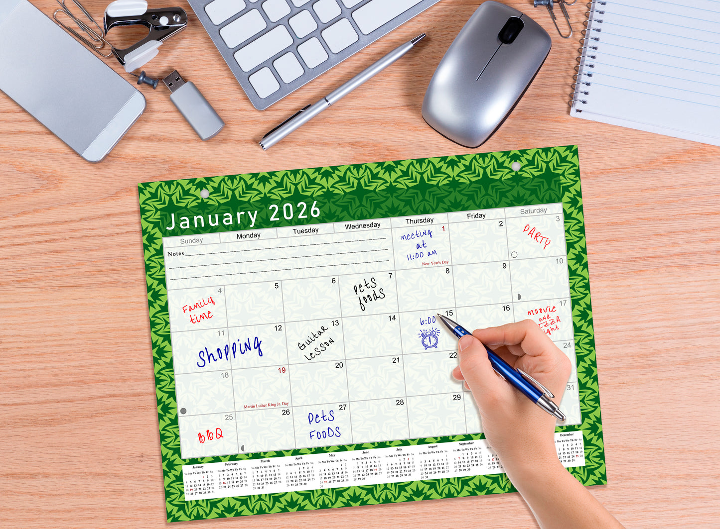 2025-2026 Magnetic/Desk Calendar - Desktop/Wall Calendar/Planner - (Edition #16)