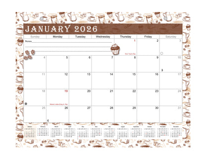 2026 Monthly Magnetic/Desk Calendar - 12 Months Desktop/Wall Calendar/Planner - (Edition #30)