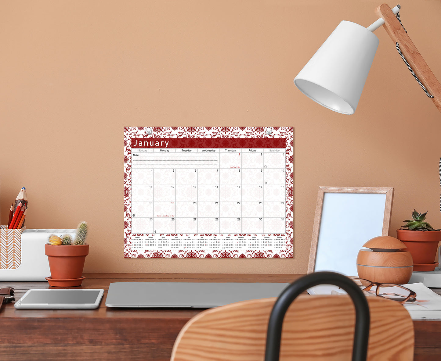 2027 Monthly Magnetic/Desk Calendar - 12 Months Desktop/Wall Calendar/Planner - (Edition #14)