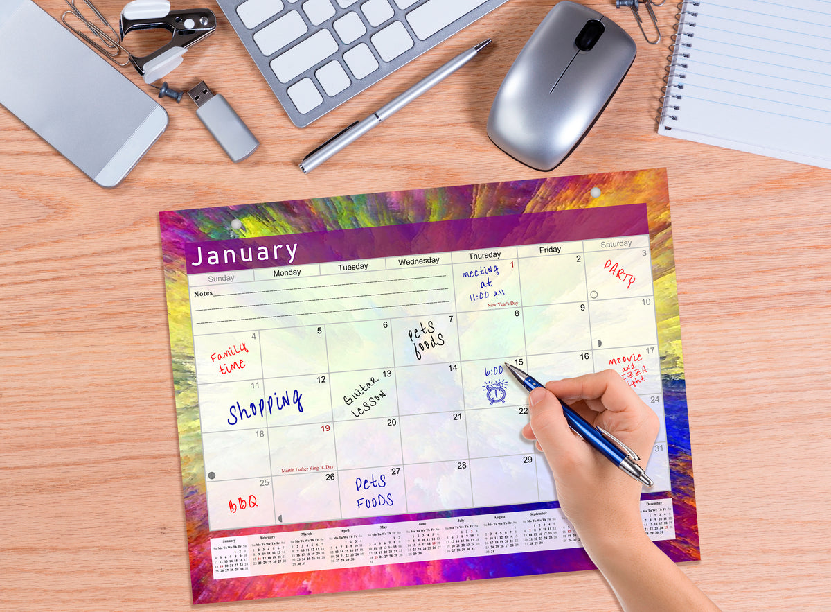 2026 - 2027 Student Calendar/Planner for 3-Ring Binder, Desk, or Wall - v026