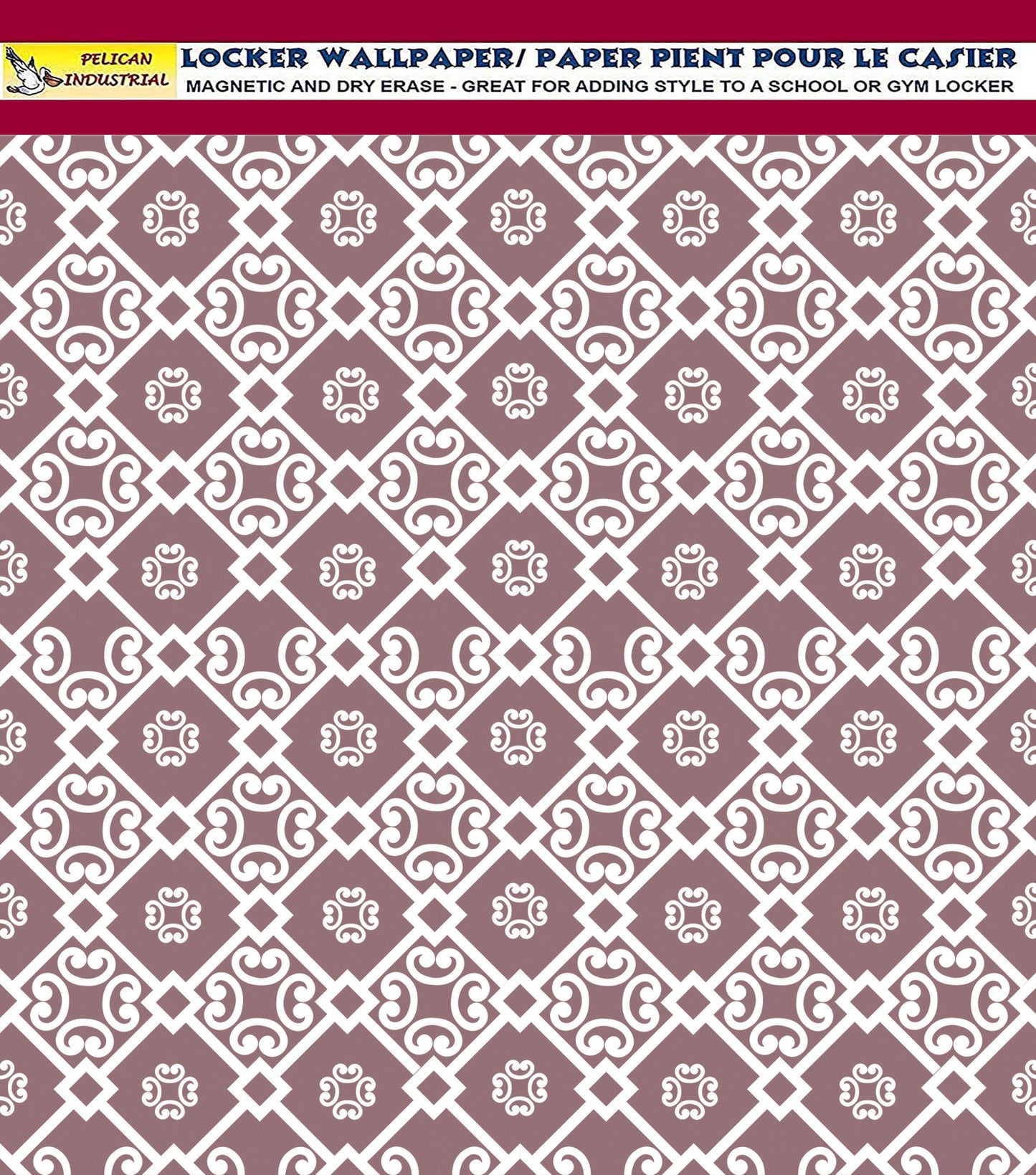 School Locker Magnetic Wallpaper - Pack of 12 Sheets - Geometric (vg 008)