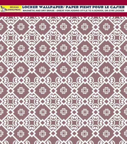 School Locker Magnetic Wallpaper - Pack of 12 Sheets - Geometric (vg 008)