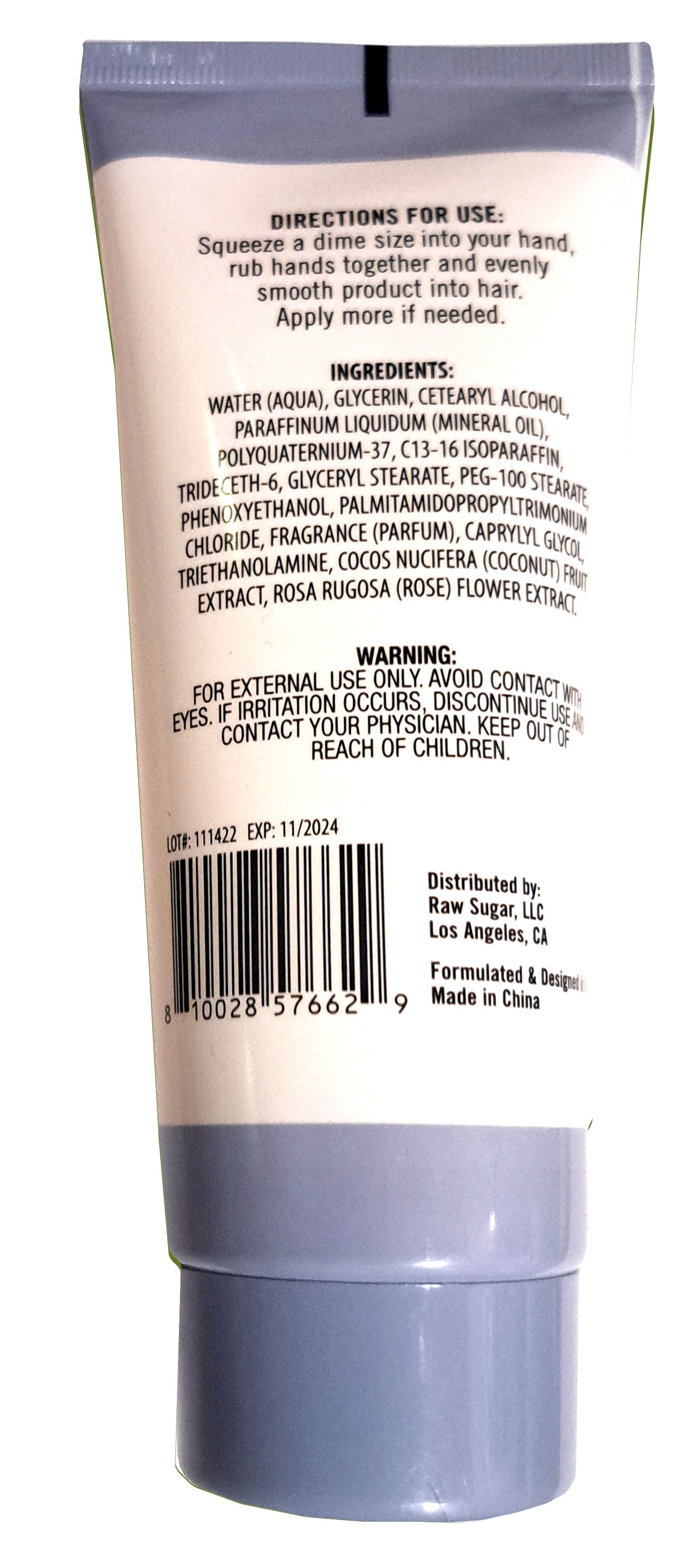 Bolero Moisture & Hydrate Leave in Conditioning Cream - Coconut Milk + Rose Oil 5fl oz Set