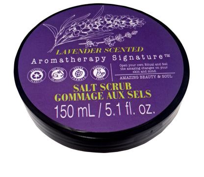Lavender Scented - Aromatherapy Signature - Salt Scrub Gommage AUX Sels 5.1fl oz/150ml
