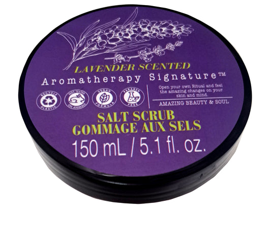 Lavender Scented - Aromatherapy Signature - Salt Scrub Gommage AUX Sels 5.1fl oz/150ml