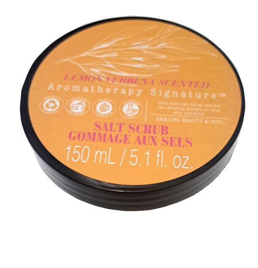 Lemon Verbena Scented - Aromatherapy Signature - Salt Scrub Gommage AUX Sels 5.1fl oz/150ml