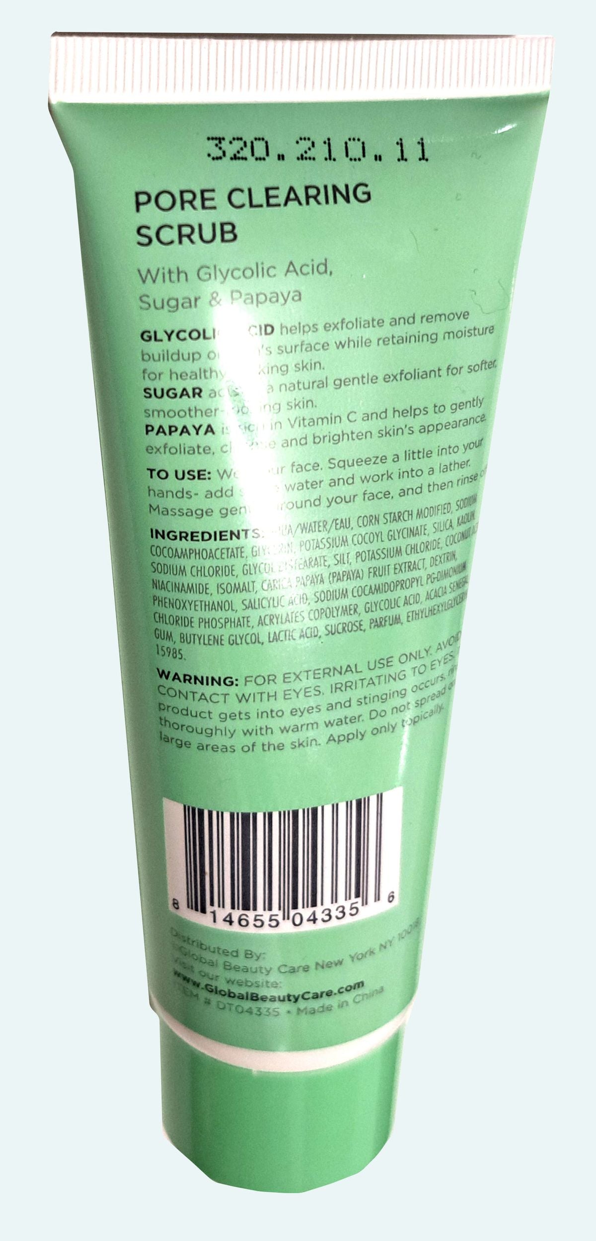 Global Beauty Care Blemish Control Pore Clearing with Glycolic Acid Scrub Sugar Set of 2