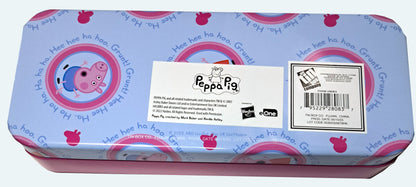 Peppa Pig - Metal Tin Case Pencil Box Storage v2