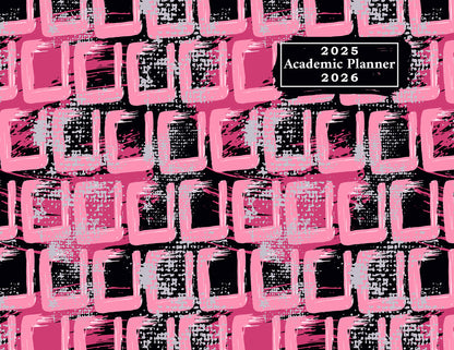 2025-2026 Student Academic Planner Calendar - School College Weekly Agenda #021