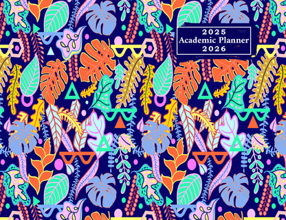 2025-2026 Student Academic Planner Calendar - School College Weekly Agenda #022
