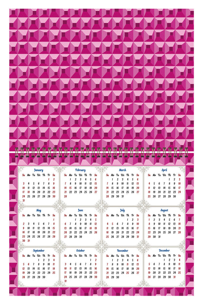 2026 Scrapbook Wall Calendar Spiral-bound (Add Your Own Photos) - 12 Months Desktop #03