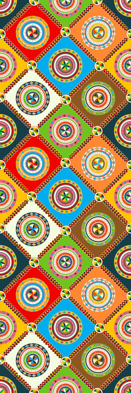 Magnetic Locker Wallpaper - Pack of 2 Rolls - (Geometric) (vg 019)