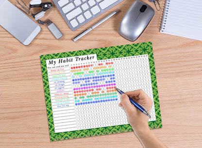 2025 Monthly Desktop/Wall Calendar/Planner - Habit Tracker - (Edition #16)