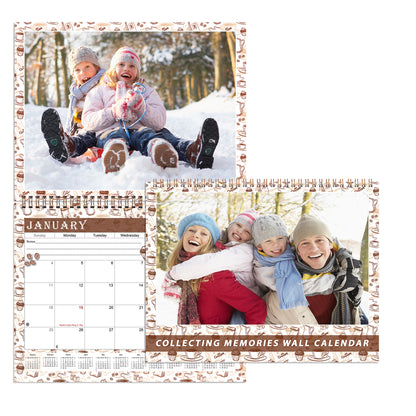 Personalized Custom 2027 Wall Calendar Spiral-bound (Add Your Photos) - 12 Months Desktop/Wall Calendar/Planner - Premium Quality 11 inches by 8.5 inches (11 x 17 Inches Open) Made in USA (Edition #13)