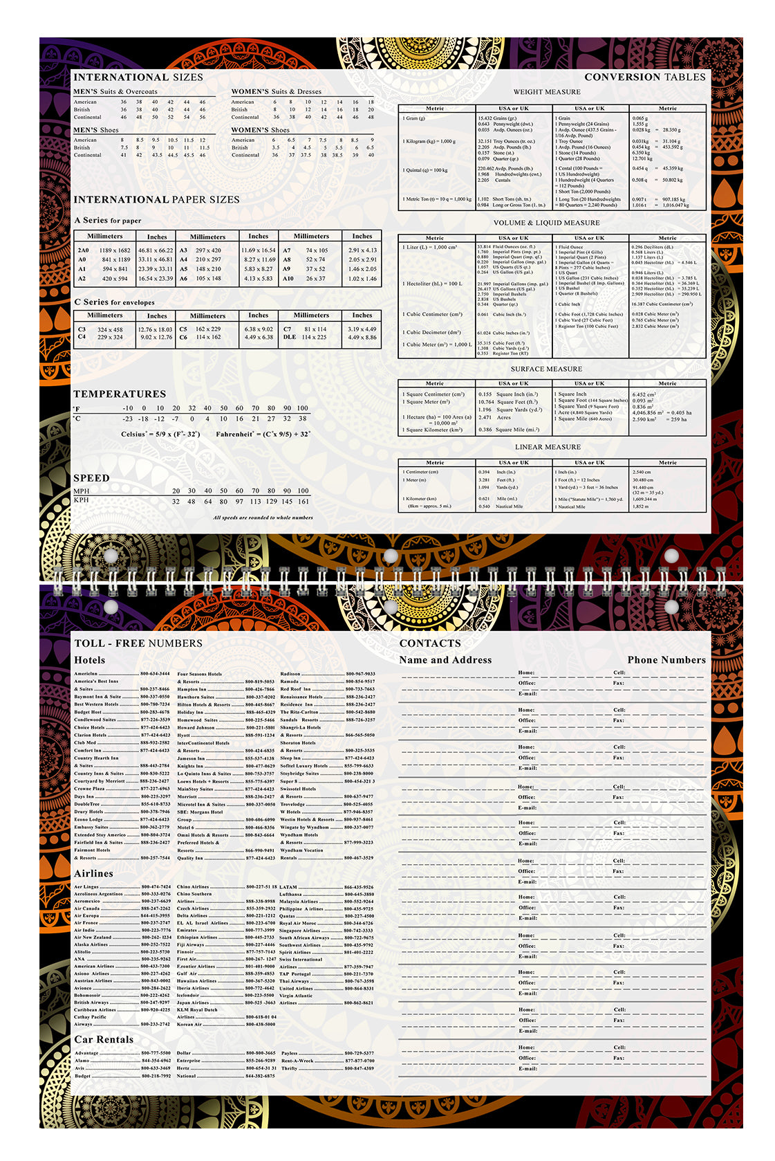 2026 - 2027 Academic Year 12 Months Student Calendar 3-Ring Binder (Edition #015)