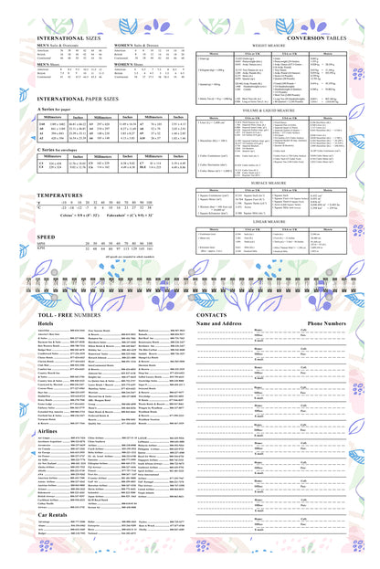 2025 - 2026 Academic Year 12 Months Student Calendar 3-Ring Binder (Edition #01)