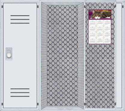 2027 Magnetic Calendar - Today is My Lucky Day (Fade, Tear, and Water Resistant)- Cat Themed 022