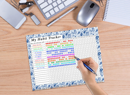 2027 Monthly Desktop/Wall Calendar/Planner - Habit Tracker - (Edition #21)