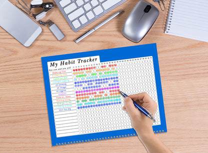 2027 Monthly Desktop/Wall Calendar/Planner - Habit Tracker - (Edition #06)