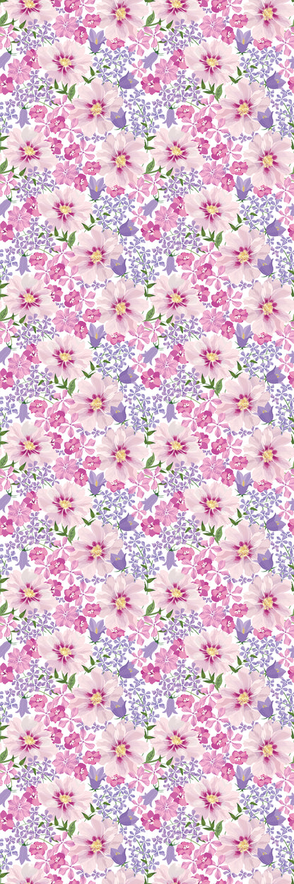 School Locker Magnetic Wallpaper - Pack of 12 Sheets - (Flowers vg07)